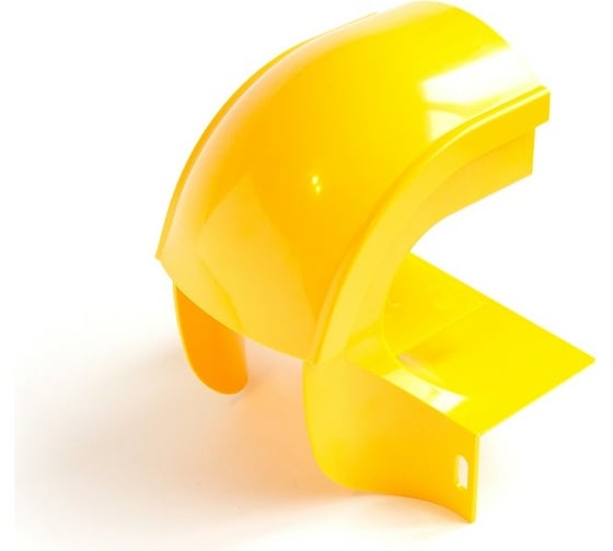 Изображение товара Кабельный спуск LANMASTER под трубу, с крышкой для лотка 120 мм, желтый LAN-OT120-OS