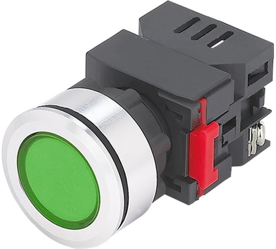 Изображение товара Индикаторная лампа Электротехник ЛС-30-З-2-24-65У1, зелёная, светодиодная матрица d=30мм, 24В AC/DC, IP65, ET016979