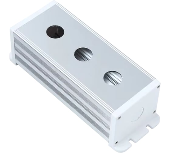 Изображение товара Корпус Электротехник BXM47-В3/22, три отверстия _ 22мм, с проушинами, с сальником, IP65 ET020073