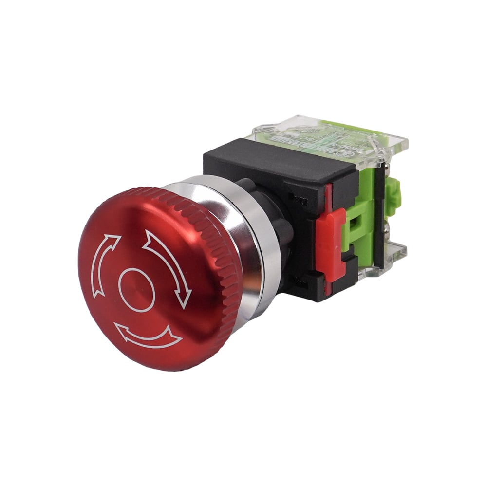 Изображение товара Кнопочный выключатель Электротехник ВК30-М11TSC/R/P красный с фиксацией