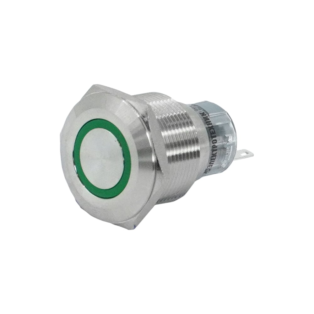 Изображение товара Цилиндрический кнопочный выключатель электронный GQ22-L-11E/G/S с IP65 для промышленных и бытовых с