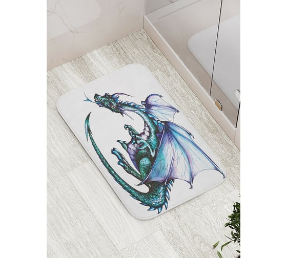 Изображение товара Коврик противоскользящий JoyArty "Древний дракон" для ванной, сауны, бассейна, bath_17922