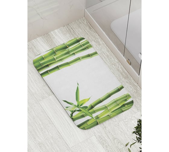 Изображение товара Коврик противоскользящий JoyArty "Бамбуковая фантазия" для ванной, сауны, бассейна, bath_12187