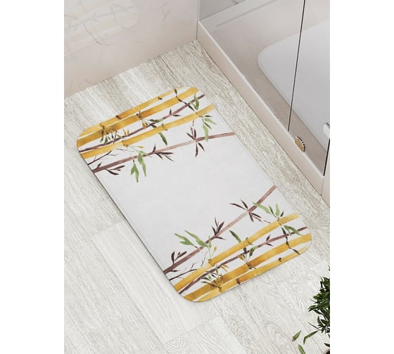 Изображение товара Коврик противоскользящий JoyArty "Бамбуковый проход" для ванной, сауны, бассейна, bath_15788