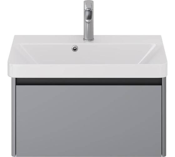 Изображение товара Тумба с раковиной подвесная DREJA LUXURY 70 см, 1 ящик, серый базальт 11070-KL 99.2012K