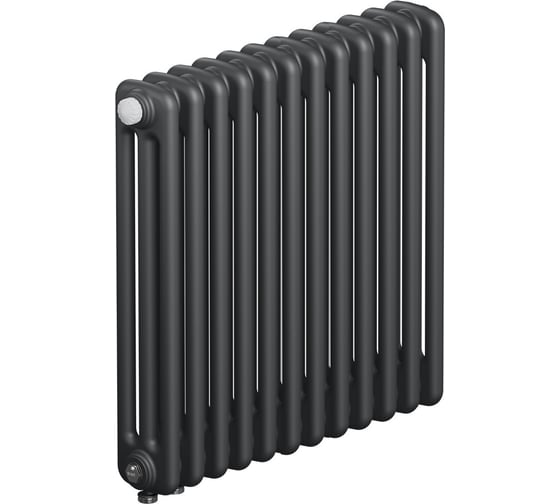 Изображение товара Радиатор трубчатый RIFAR TUBOG Ventil 3057 DV1 Титан 12 секций, нижнее подключение TUB 3057-12-DV1-TI