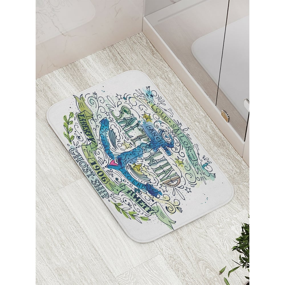 Противоскользящий коврик для ванной, сауны, бассейна JOYARTY - bath_4720
