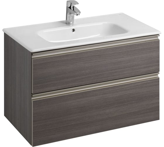 Изображение товара Тумба под раковину Roca The Gap 80 городской дуб 2 ящика A857399402