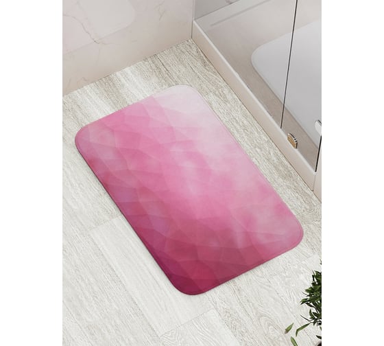 Изображение товара Коврик противоскользящий JoyArty "Розовое напыление" для ванной, сауны, бассейна, bath_28898