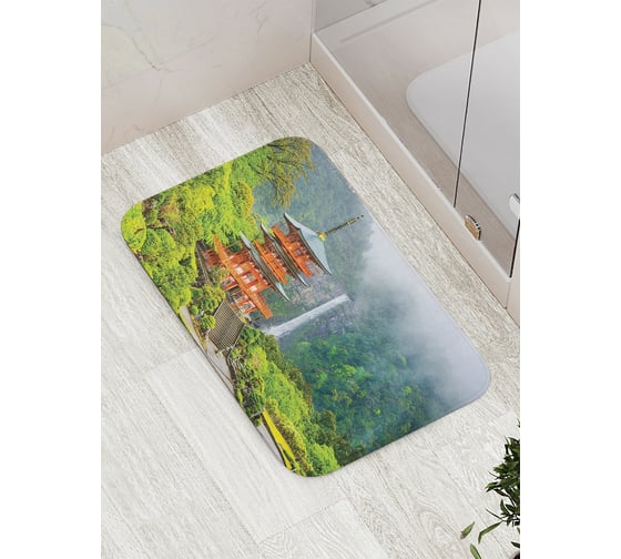 Изображение товара Коврик противоскользящий JoyArty "Японская архитектура" для ванной, сауны, бассейна, bath_14121