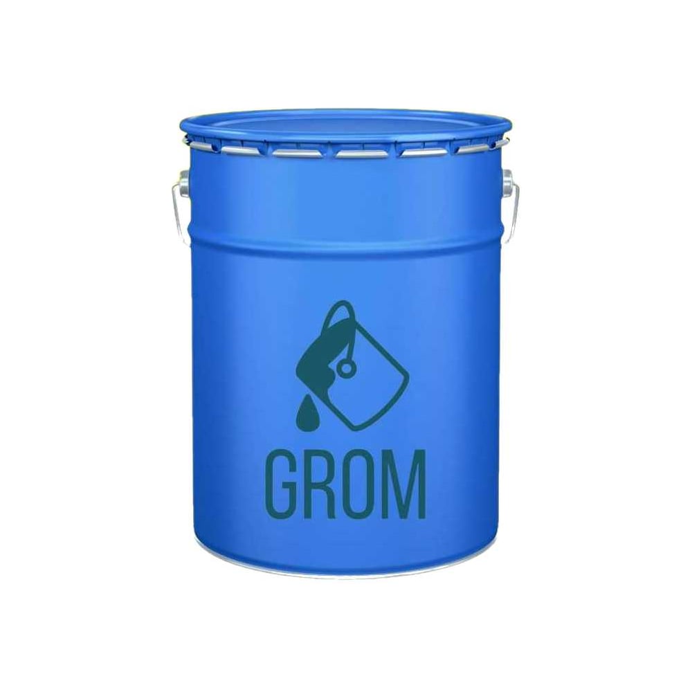 Изображение товара Краска дорожная GROM АК-511 для разметки, 5 кг, голубая