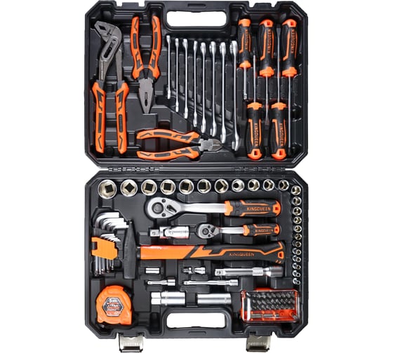 Изображение товара Набор инструментов KINGQUEEN 92 предмета, 72 зуба, WIB-244