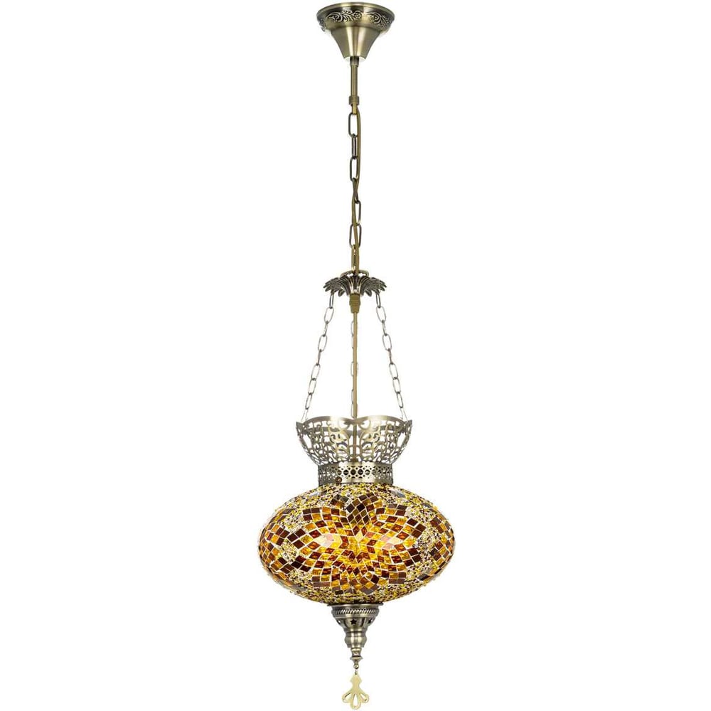 Изображение товара Подвесной светильник Citilux Каир мозаика янтарь CL419125 для восточного интерьера