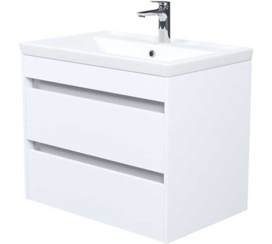 Изображение товара Тумба с умывальником IDDIS Zodiac X подвесная, 70 см, белый, подходит умывальник 4077000i28 ZDX70W0i95K