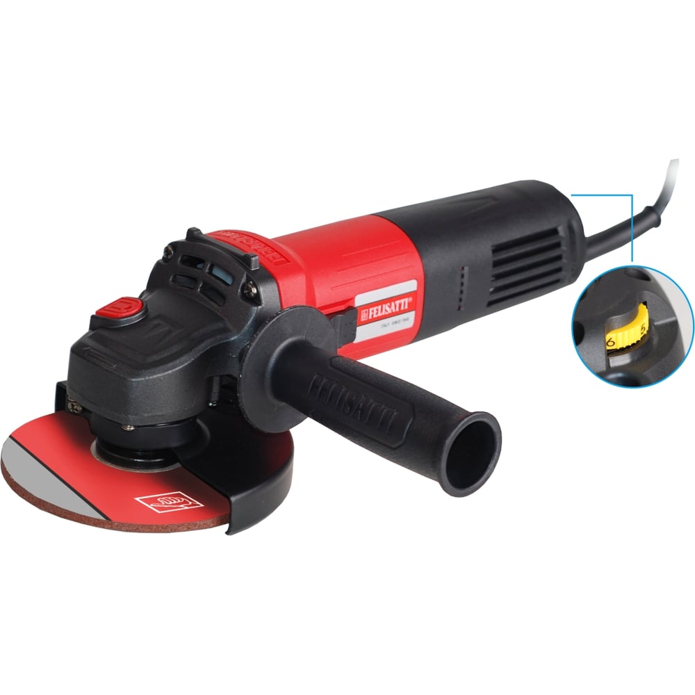 Изображение товара Угловая шлифовальная машина Felisatti FT 125/1400ЭВ 8214