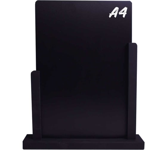 Изображение товара Доска меловая Контур Лайн А4 настольная Деревяшкино черная 04FE1090