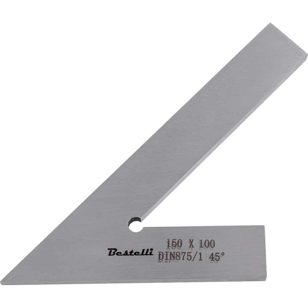 Изображение товара Угольник BESTELLI УП 45 150x100 с точным 45 градусным углом