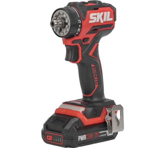 Изображение товара Аккумуляторная дрель-шуруповерт SKIL QD6293 с 4 мя насадками, 2 АКБ(2Ач)+ЗУ QD6293SE10