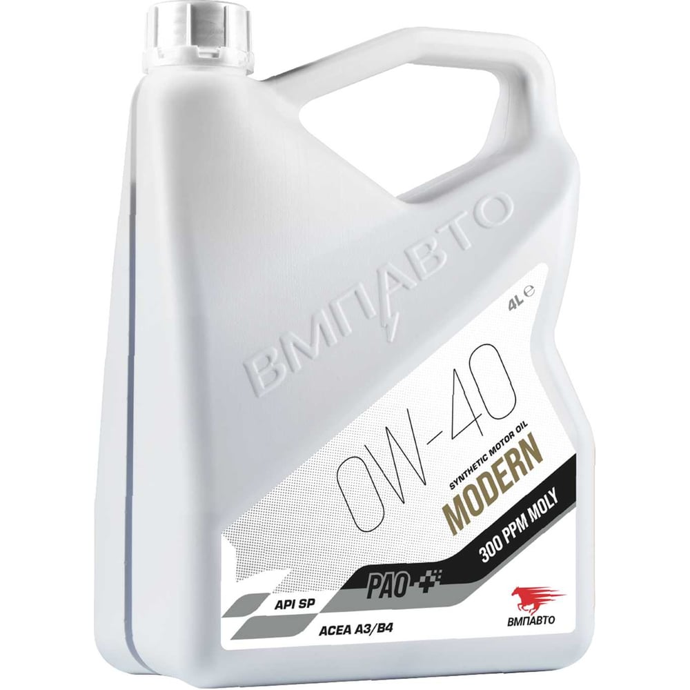 Изображение товара Моторное синтетическое масло ВМПАВТО Modern 0W40 4л для легковых автомобилей