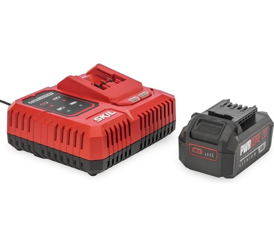 Изображение товара Набор SKIL зарядное устройство QC5360 (150W) и аккумуляторная батарея BY5196 (4Ач) CB5196SE12