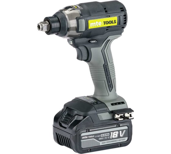 Изображение товара Ударный гайковерт (винтоверт) MTE аккумуляторный бесщеточный 210 Нм IDWR210-18, кейс, з/у, 2 АКБ 5 Ач 4702726859