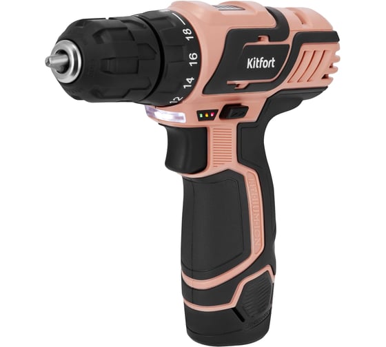 Изображение товара Аккумуляторная дрель-шуруповерт KITFORT КТ-6493