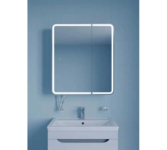 Изображение товара Шкаф-зеркало IDDIS SKY с подсветкой, 70 см SKY7000i99