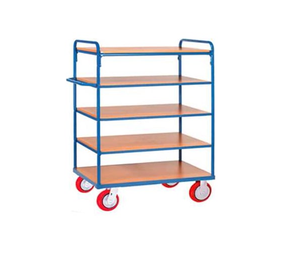 Изображение товара Тележка платформенная МосТележка 5-и ярусная 720x1020 ТЯ5-10272