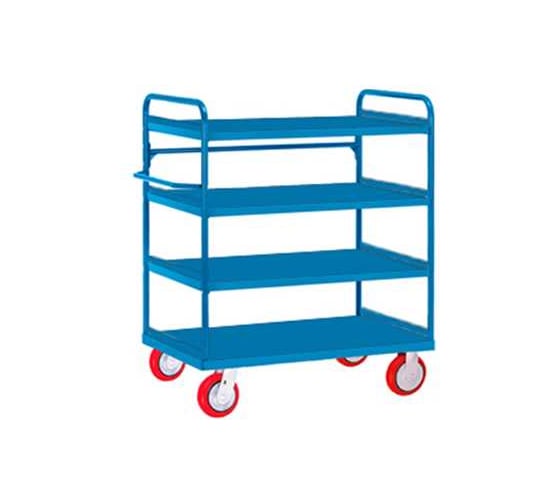 Изображение товара Тележка платформенная МосТележка 4-х ярусная 720x1020 ТЯС4-10272