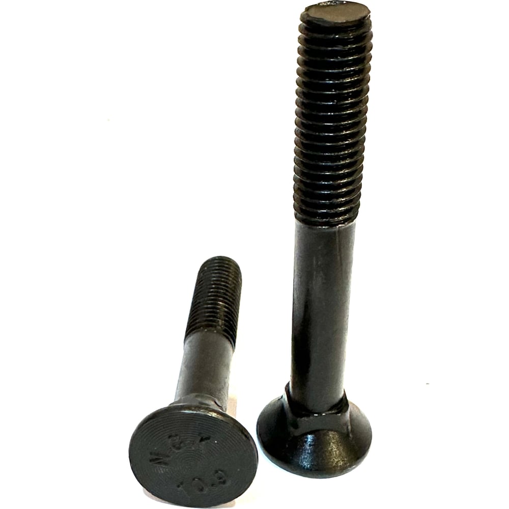 Изображение товара Болт лемешный DIN608 M10x35 10.9 черный неполная резьба 100 шт
