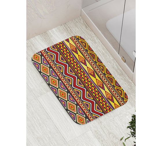 Изображение товара Коврик противоскользящий JoyArty "Африканское вдохновение" для ванной, сауны, бассейна, bath_17576