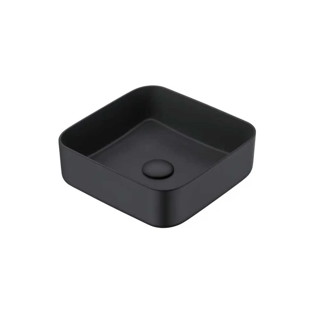 Изображение товара Умывальник IDDIS Basic с выпуском черный матовый BASBM04i27