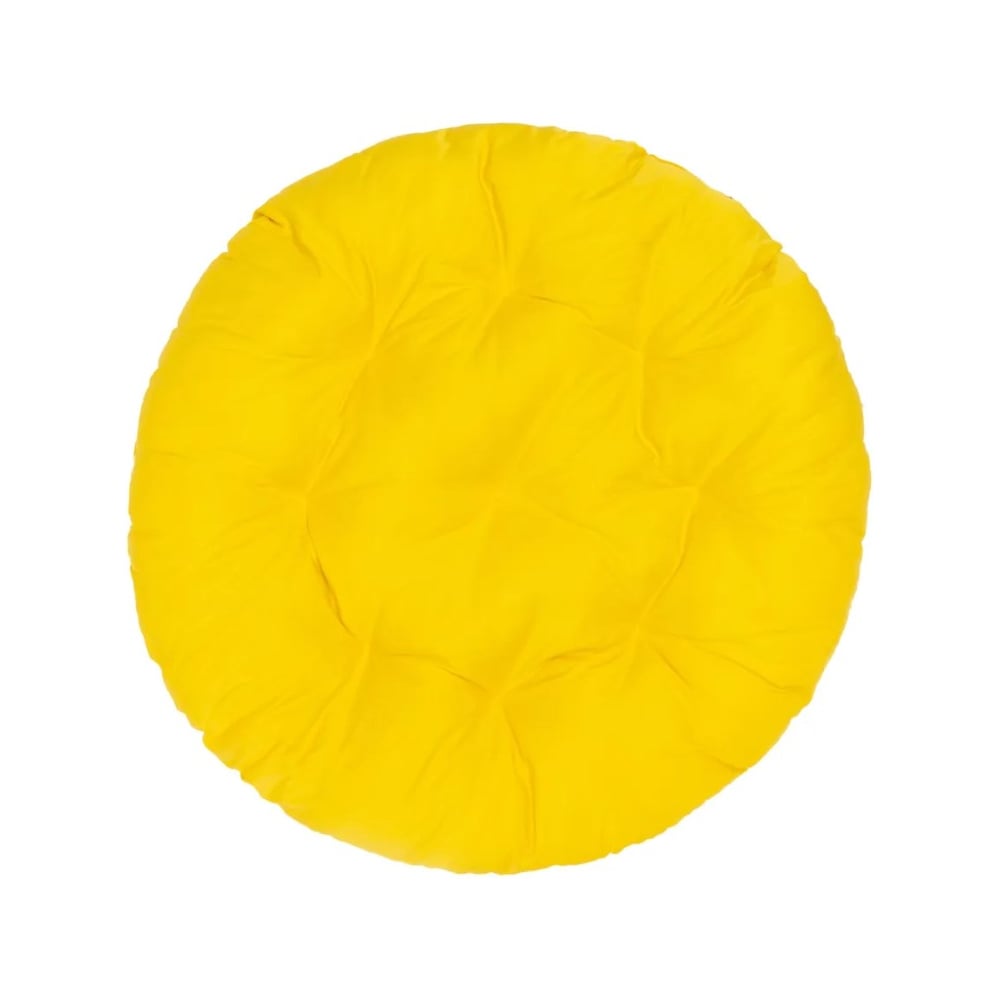 Изображение товара Подушка для подвесного кресла и качелей Лаура 110 см КРУГЛАЯ Желтый KRUG
