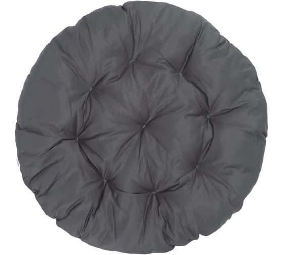 Изображение товара Подушка для подвесного кресла/качелей Лаура 110 см КРУГЛАЯ Темно-серый KRUG-11
