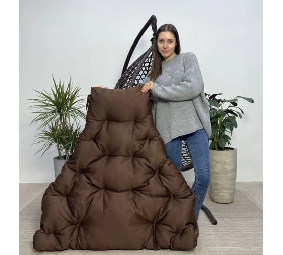 Изображение товара Подушка для подвесного кресла/качелей Лаура COMFORT Шоколад CFTpd-5