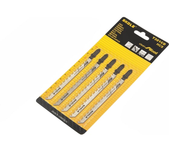 Изображение товара Пилки для электролобзика SKOLE (P1) T301CD (50шт/упаковка) P1 T301CD