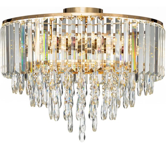 Изображение товара Люстра Citilux LEONNA хрустальная Золото CL320182