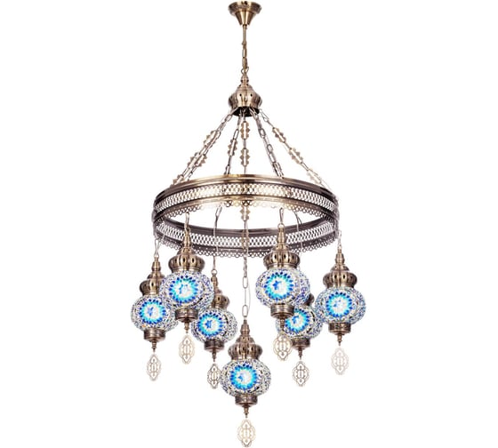 Изображение товара Люстра подвесная Citilux Каир Мозаика Синяя CL419166