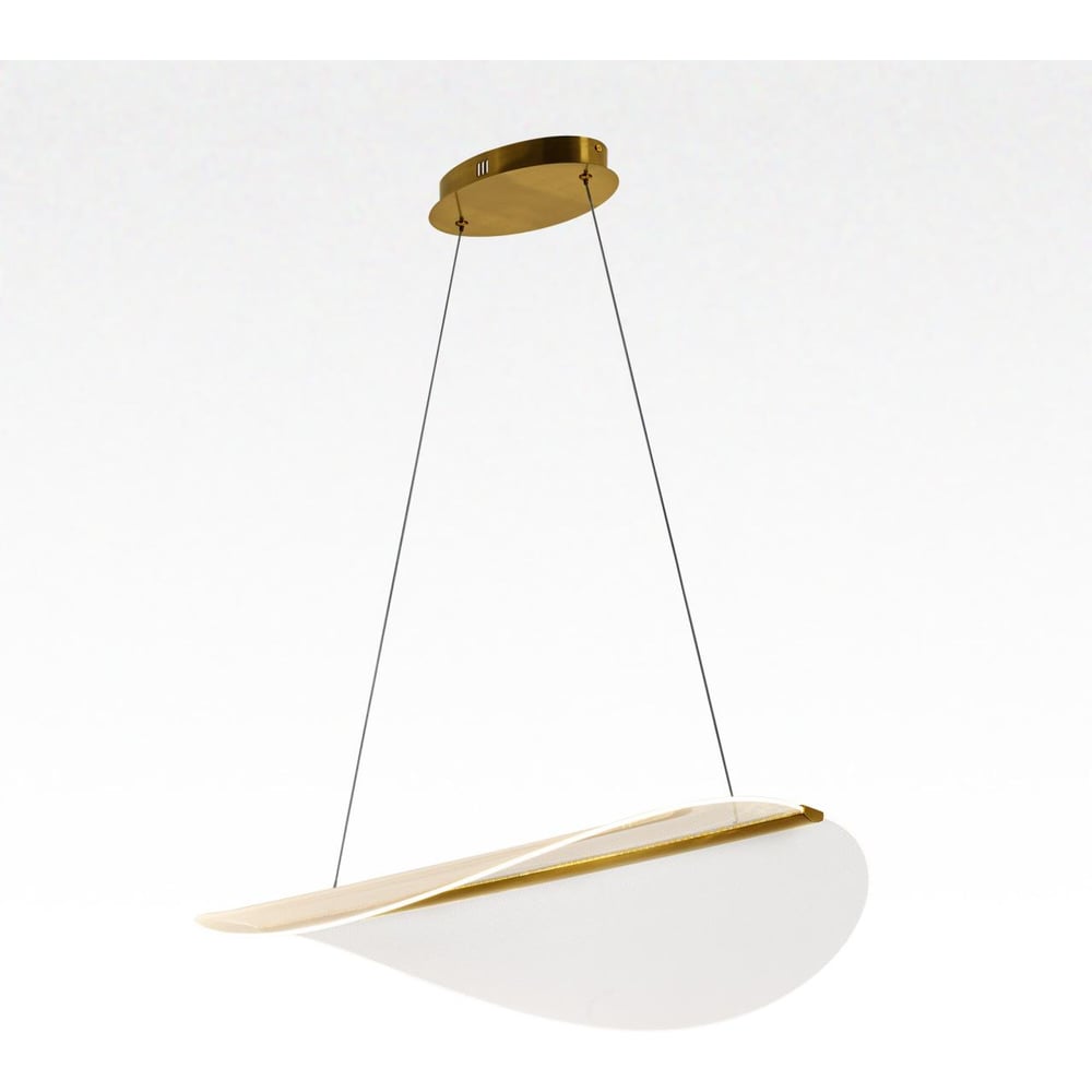 Изображение товара Подвесной светильник Citilux SKATT LED стиль модерн латунь белый 75 см