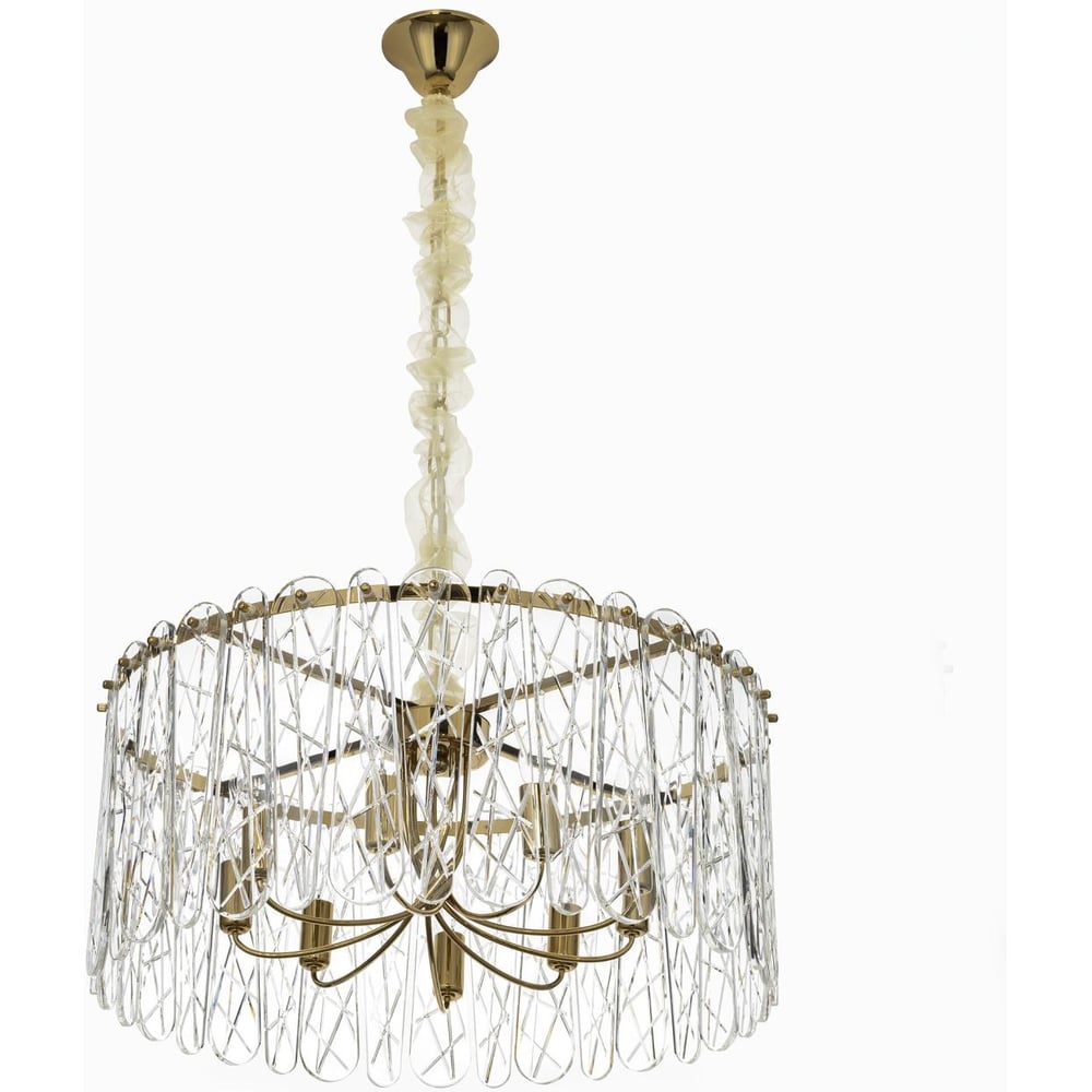 Изображение товара Люстра подвесная Citilux TALLA хрустальная золото CL318292