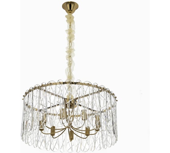Изображение товара Люстра подвесная Citilux TALLA хрустальная Золото CL318292