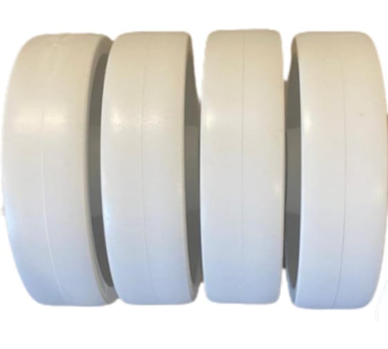 Изображение товара Комплект колес ОАО "ПОЛИМЕР" ф160x42x20 термостойкое 4 шт. 7930174550175