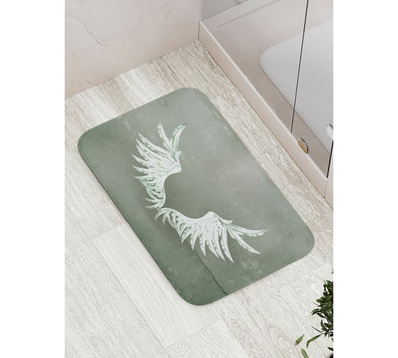 Изображение товара Коврик противоскользящий JoyArty "Безликие крылья" для ванной, сауны, бассейна, bath_17678