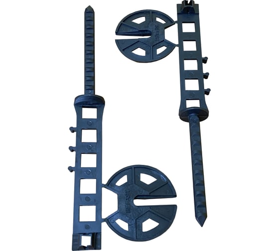 Изображение товара Стяжка для опалубки BEFAST, ширина фундамента 150-250 мм, с шагом 25мм, комплект 100 штук (50 пар), без фиксаторов арматуры СДОФ150250S