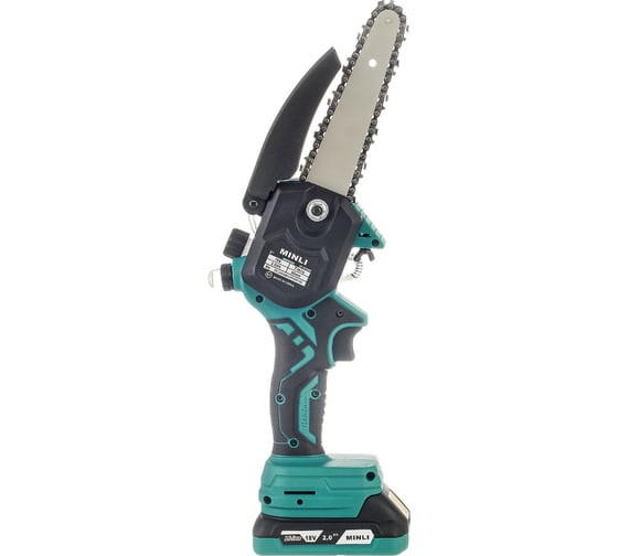 Изображение товара Бесщеточная аккумуляторная цепная пила MINLI 60мм 7m/s Li-ion 18Vx2 / DC32006B-2.0A