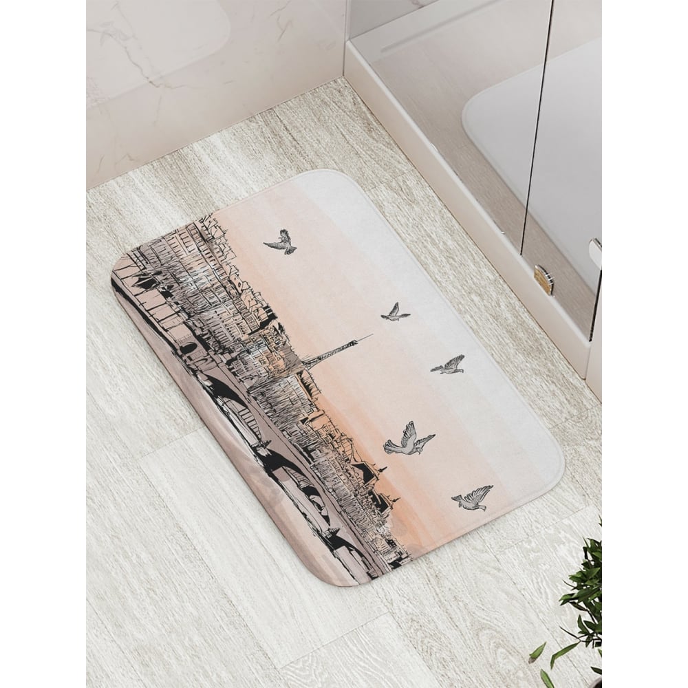 Противоскользящий коврик для ванной, сауны, бассейна JOYARTY - bath_18064