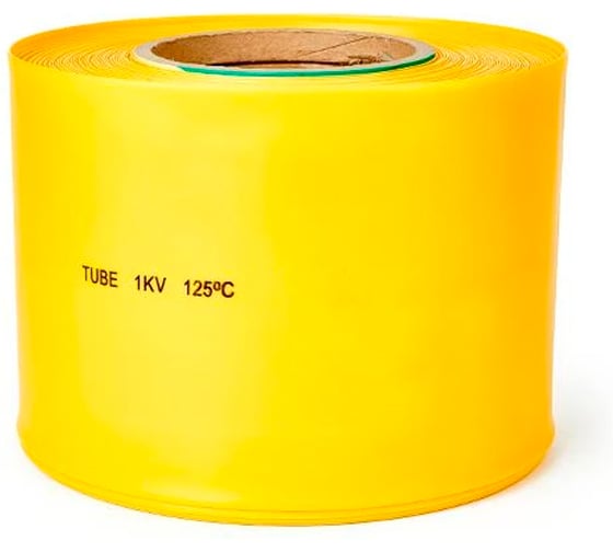Изображение товара Термоусаживаемая трубка HLT ТТУ 120/60 желтая(25 м/ролл) 084-05-171