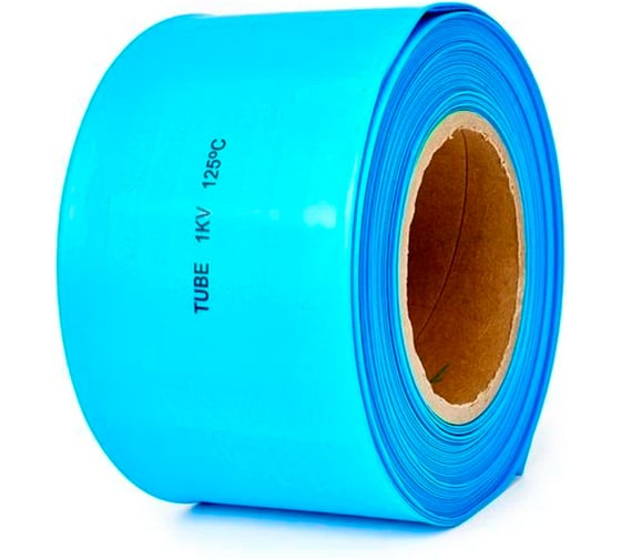 Изображение товара Термоусаживаемая трубка HLT ТТУ 120/60 синяя (25 м/ролл) 084-05-174