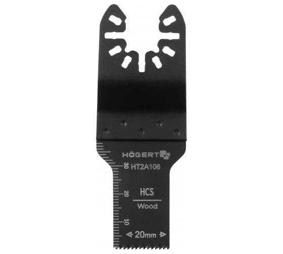 Изображение товара Насадка для реноваторов по дереву HOEGERT TECHNIK 20x40 мм, зубцы 1,4 мм HT2A106