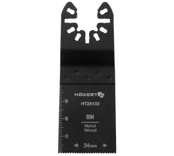 Изображение товара Насадка для реноваторов по металлу HOEGERT TECHNIK биметалл 34x40 мм, зубцы 1,4 мм HT2A103